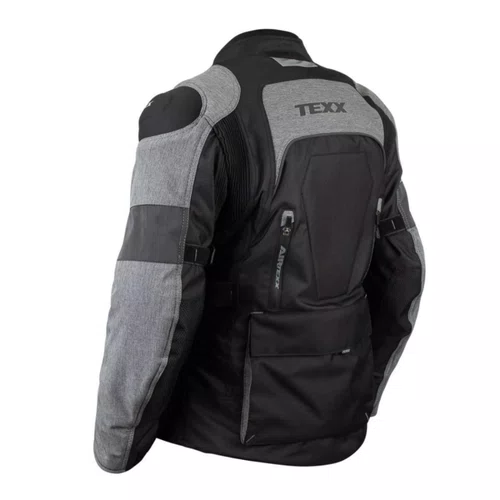 Jaqueta Moto Feminina Texx Armor Lady Impermeável Preta Cinza