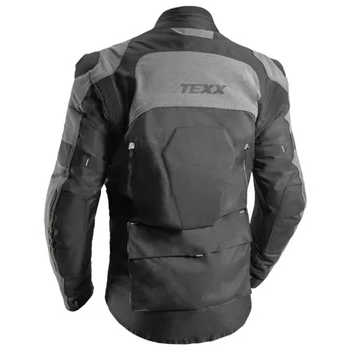 Jaqueta Moto Texx Armor Impermeável Big Trail Preta Cinza