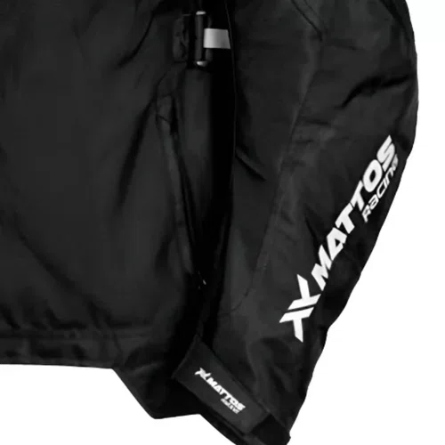 Jaqueta Moto Touring Mattos Racing Optimus Preta