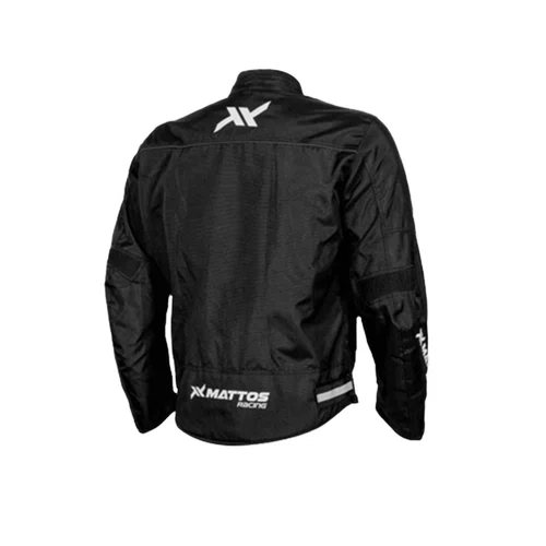Jaqueta Moto Urbana Baixo Custo Mattos Racing Vista Preta