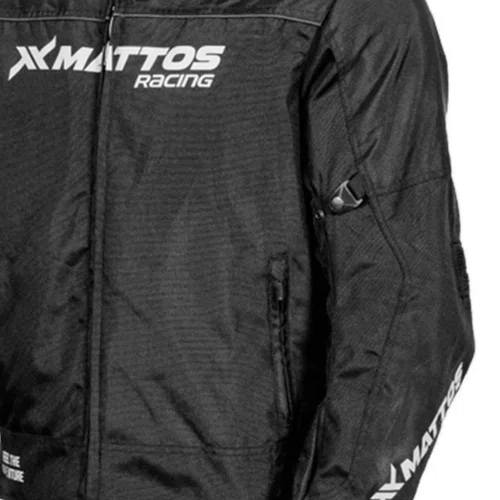 Jaqueta Moto Urbana Baixo Custo Mattos Racing Vista Preta