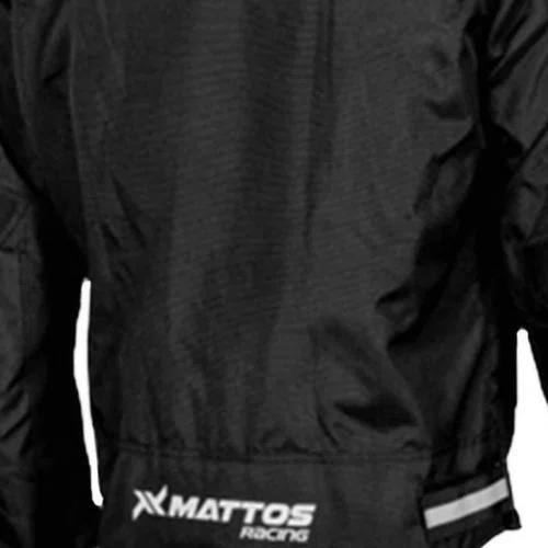 Jaqueta Moto Urbana Baixo Custo Mattos Racing Vista Preta