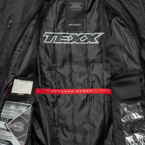 Jaqueta Texx New Strike V2 Masculino Preta vermelha