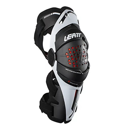 Joelheira Leatt Z Frame Branco Preto
