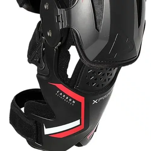Joelheira Motocross Off Road Leatt X Frame Preta Original Premium