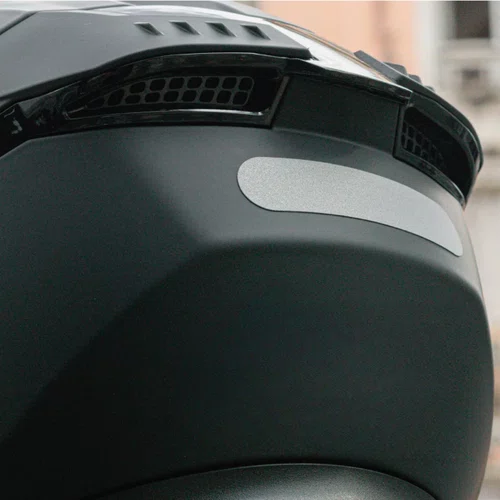 Kit Adesivos Refletivo Capacete Polivisor Prata