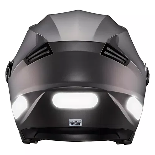 Kit Adesivos Refletivo Capacete Polivisor Prata