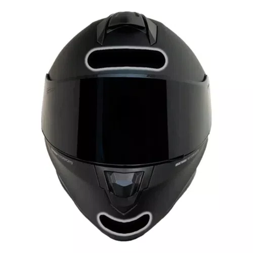 Kit Adesivos Refletivo Capacete Polivisor Prata E Cor Preta
