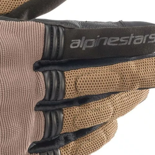 Luva Alpinestars Copper Marrom Curta Ventilada Urbana Dia a dia