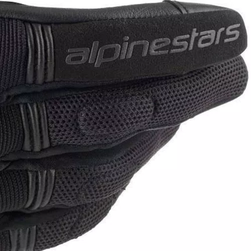 Luva Alpinestars Copper Preto Dia a dia Leve Ventilada Urbana Camurça