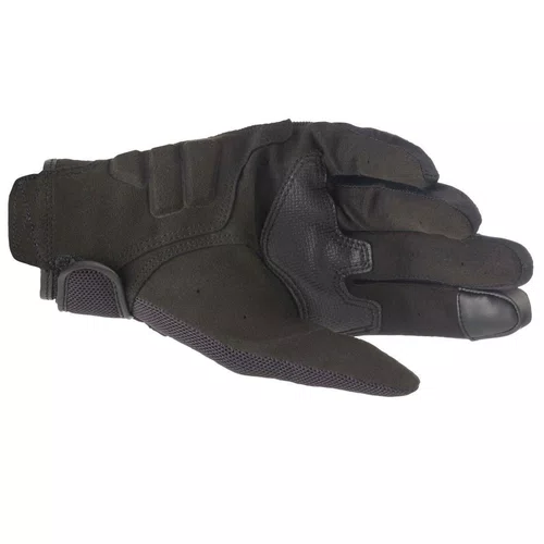 Luva Alpinestars Copper Preto Vermelho Confortável Touch Urbana Curta