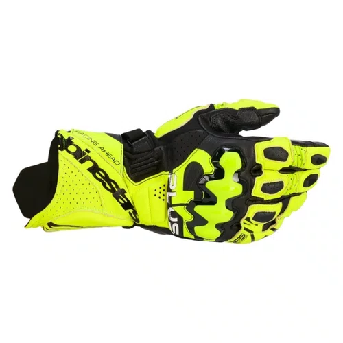 Luva Alpinestars GP Plus R V3 Amarela Fluo Preta