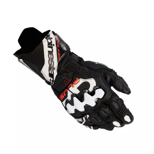 Luva Alpinestars GP Plus R V3 Preta Black Branca Original