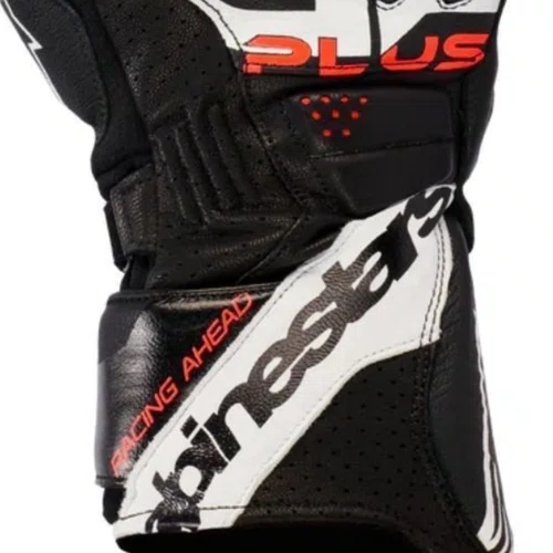 Luva Alpinestars GP Plus R V3 Preta Black Branca Original