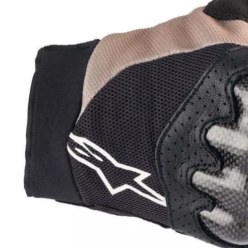 Luva Alpinestars Megawatt Preto Stone Grip Ventilada Off Road