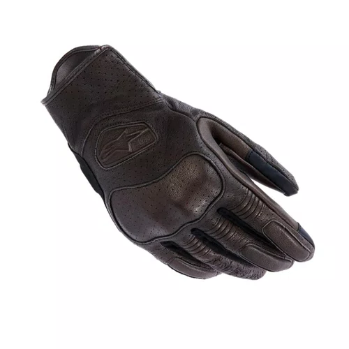 Luva Alpinestars Mustang V3 Marrom Preta