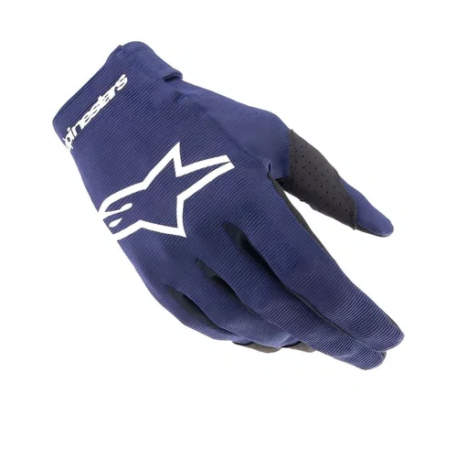Luva Alpinestars Radar 24 Azul Marinho Branco Ajuste Perfeito