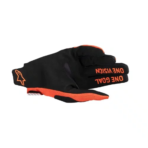 Luva Alpinestars Radar Pro 25 Laranja Hot Curta Original