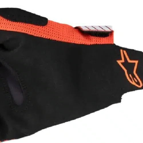 Luva Alpinestars Radar Pro 25 Laranja Hot Curta Original