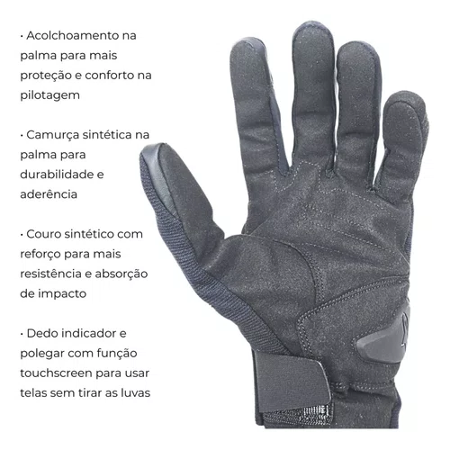 Luva Alpinestars Reef V2 Preta Branca