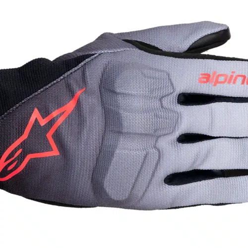 Luva Alpinestars Reef Women V2 Cinza Preta Rosa Fluo Premium