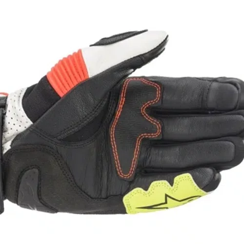 Luva Alpinestars Sp 2 V3 Branco Vermelho Fluo Preto Original