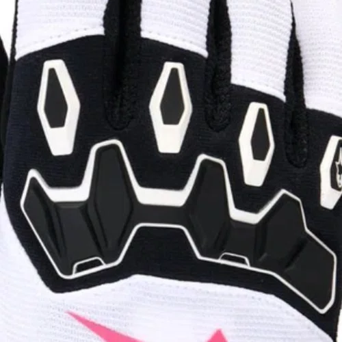 Luva Alpinestars Stella Full Bore V2 Branca Rosa Preta