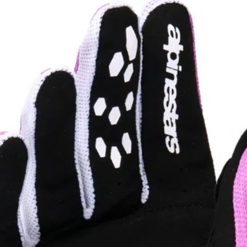 Luva Alpinestars Stella Full Bore V2 Roxa Branca Preta