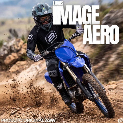 Luva ASW Image Aero Chumbo Cinza