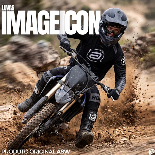 Luva ASW Image Icon Preta
