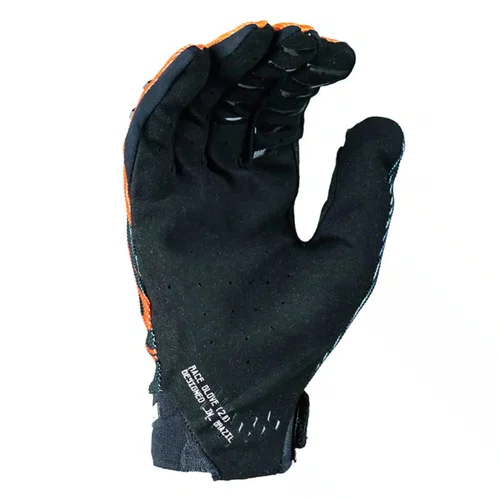Luva ASW Race 2.0 Evade Preta Laranja Fluo Original Premium