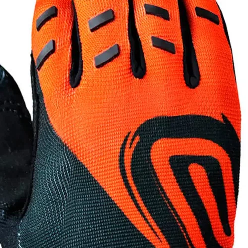 Luva ASW Race 2.0 Evade Preta Laranja Fluo Original Premium
