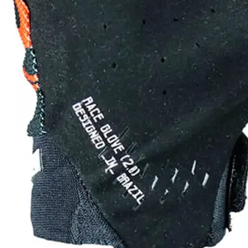 Luva ASW Race 2.0 Evade Preta Laranja Fluo Original Premium