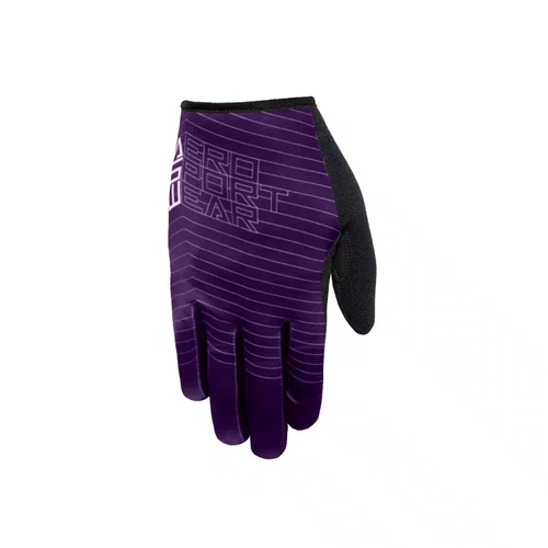 Luva Ciclismo Bike Asw Flex Edge Feminina Roxo Original Premium