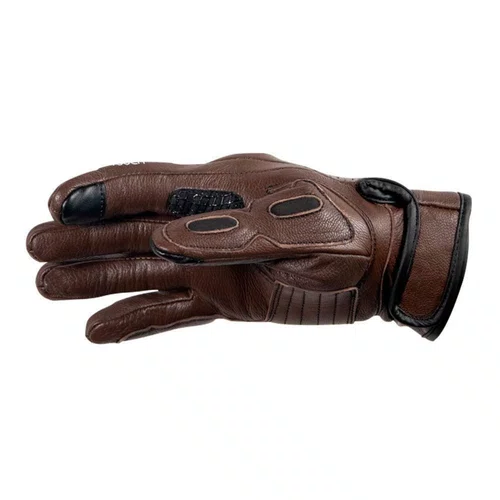 Luva Moto Texx Liberty Custom Couro Ventilado Marrom
