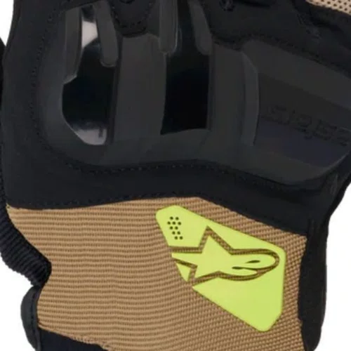 Luva Motociclista Alpinestars Chrome V2 Caqui Preta Original