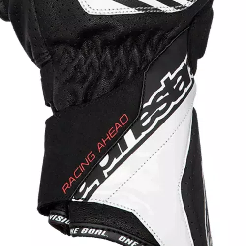 Luva Motociclista Alpinestars SP 3 Preta Branca Vermelha
