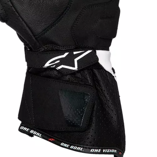 Luva Motociclista Alpinestars SP 3 Preta Branca Vermelha