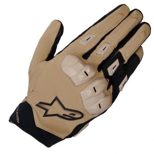 Luva Motociclista Alpinestars SP X 3 Caqui Areia Preta Original