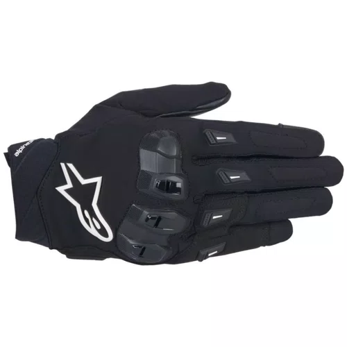 Luva Motociclista Alpinestars SP X 3 Preta Branca