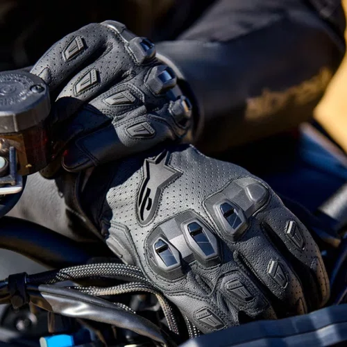 Luva Motociclista Alpinestars SP X 7 Air Preta Preta