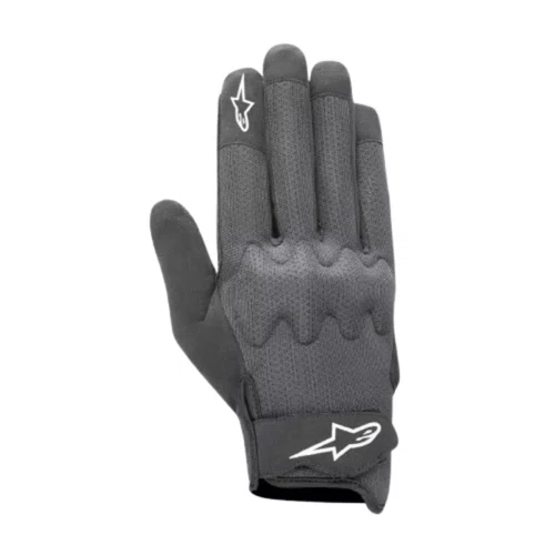 Luva Motociclista Alpinestars Stated Air Preto Prata Original