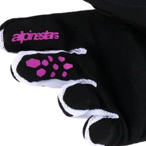 Luva Motociclista Off Road Alpinestars Full Bore V2 Roxa Preta