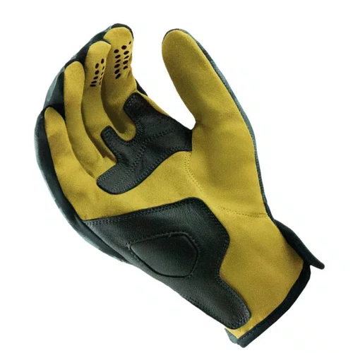 Luva Motociclista Urbana ASW 365 Preta Marrom Feminina Premium