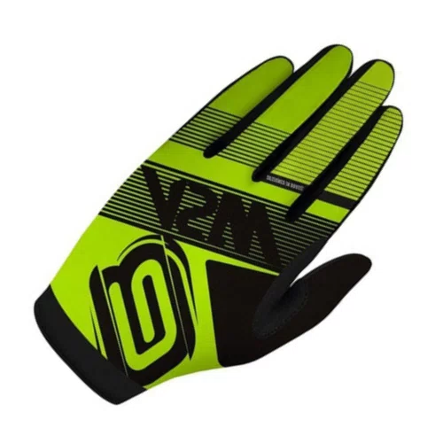 Luva Motocross Asw Race Edge Amarelo Fluo Preta