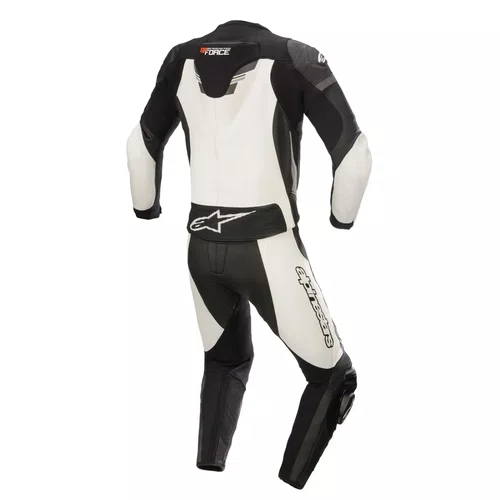 Macacão Alpinestars GP Force Chaser 2PC Preto Branco Premium