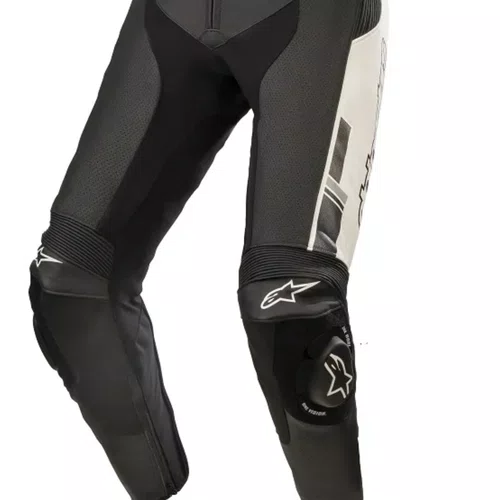 Macacão Alpinestars GP Force Chaser 2PC Preto Branco Premium