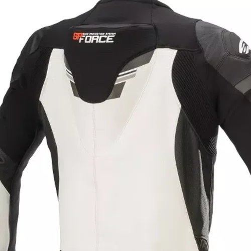 Macacão Alpinestars GP Force Chaser 2PC Preto Branco Premium