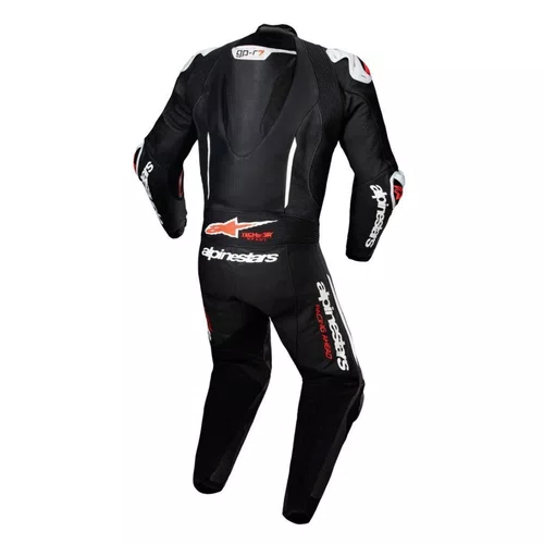 Macacão Alpinestars GP R7 Preto Vermelho Branco 1 Peça Original