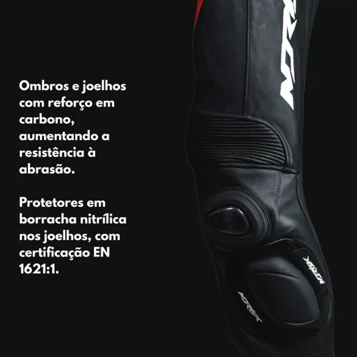 Macacão Norisk Ss Cinza Preto Laranja 1 Peça Racing